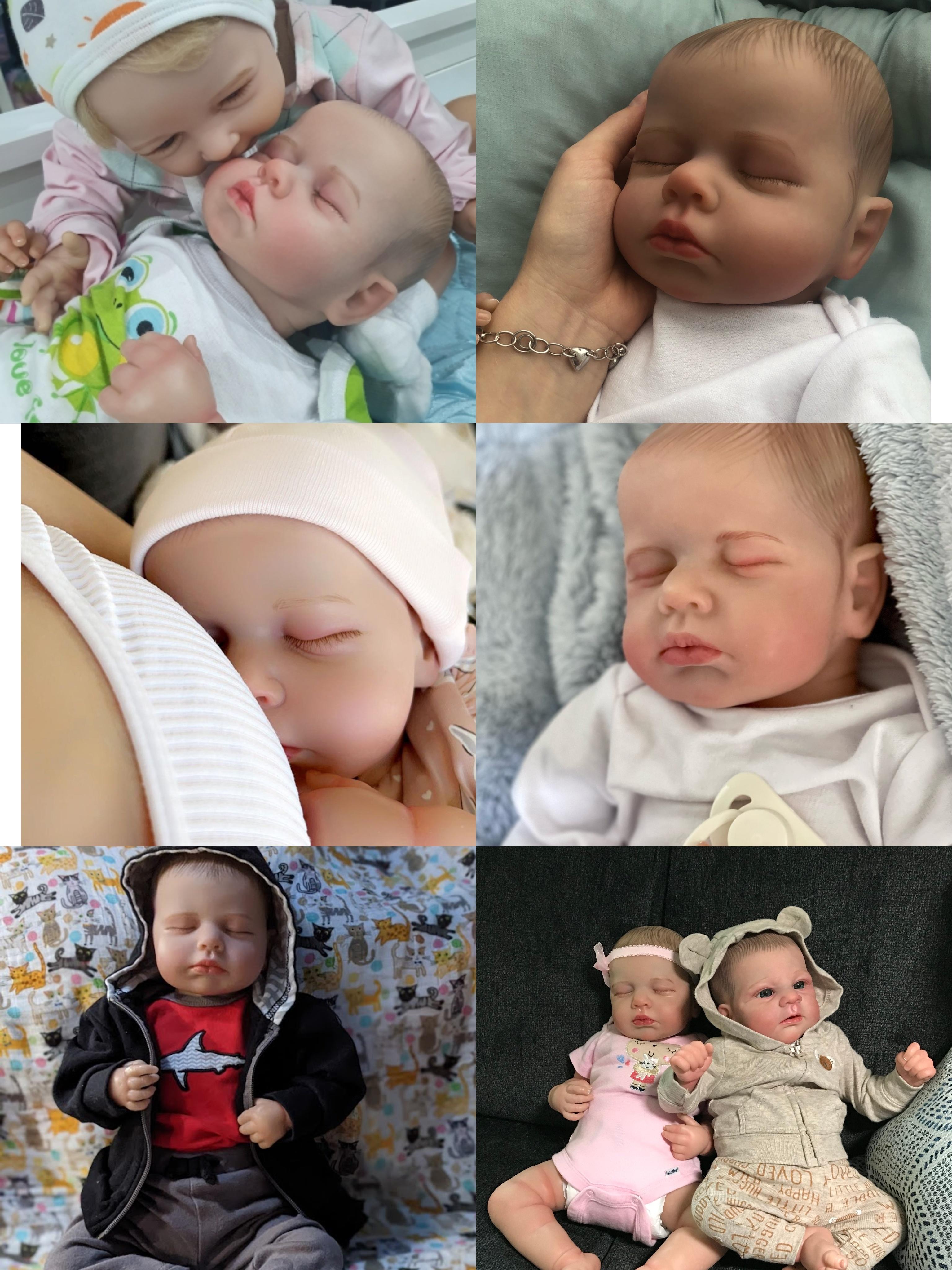 Lindo Bebê Reborn Kevin Realista Recém-nascido corpo de pano e silicone vinil  pele realista