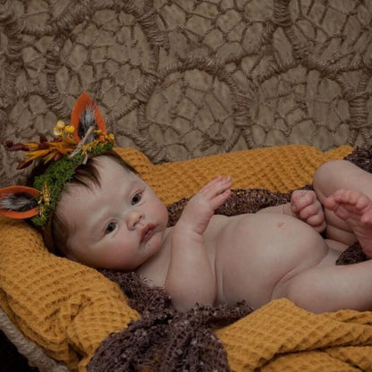 Lindo Bebê Reborn Isaac Recém-nascido Silicone Vinil corpo inteiro, veias Visíveis pela Pele