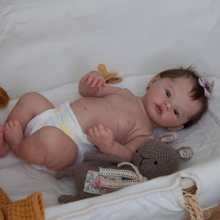 Lindo Bebê Reborn Isaac Recém-nascido Silicone Vinil corpo inteiro, veias Visíveis pela Pele
